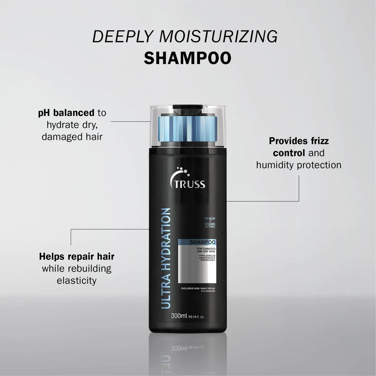 Truss Ultra Hydratation Plus Shampoo 10.14oz